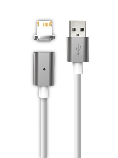 Магнитный USB-кабель Smarterra QuickJack 2.0 для устройств c разъемом microUSB STRQJMUWT (PVC,белый) - фото3