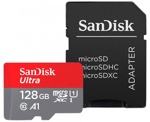 Карта памяти SanDisk Ultra microSDXC 128Gb (SDSQUNS-128G-GN6TA) - фото