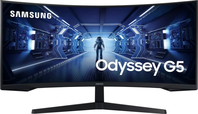 Монитор Samsung Odyssey G5 LC34G55TWWIXCI - фото