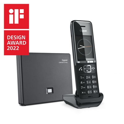 Радиотелефон Gigaset Comfort 550A IP flex (черный) - фото