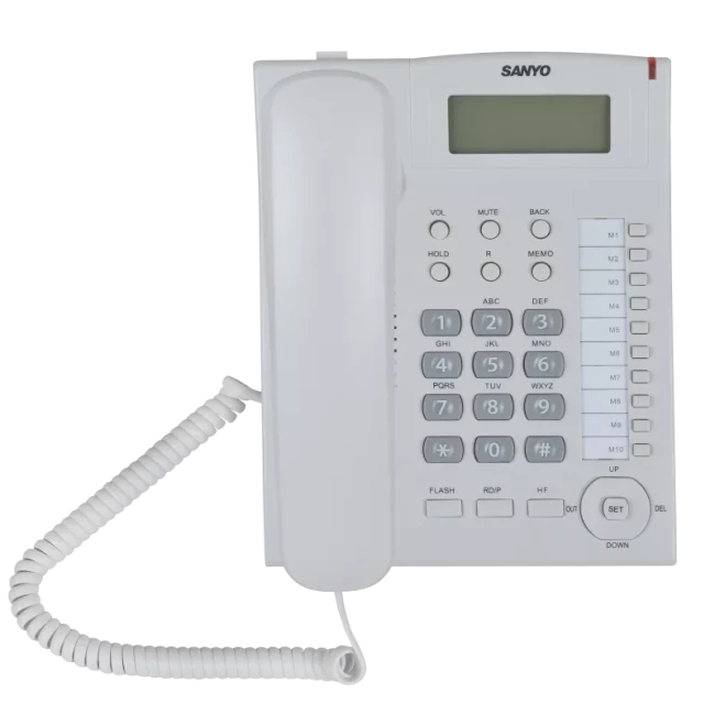 Проводной телефон Sanyo RA-S517W белый - фото