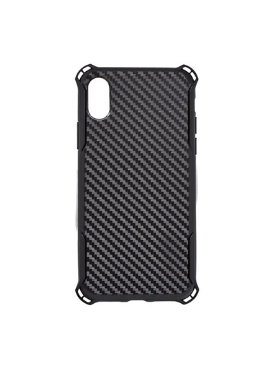 Чехол-накладка SMARTERRA HYBRID CASE для iPhone X карбон - фото