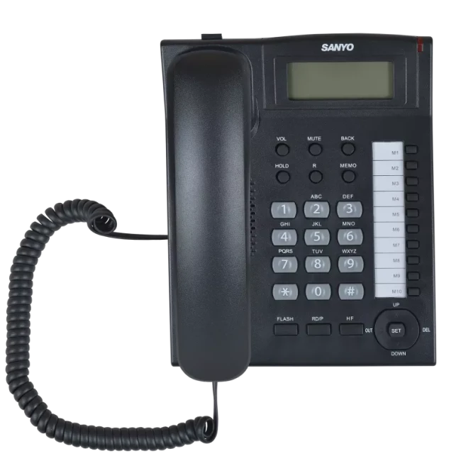 Проводной телефон Sanyo RA-S517B черный - фото