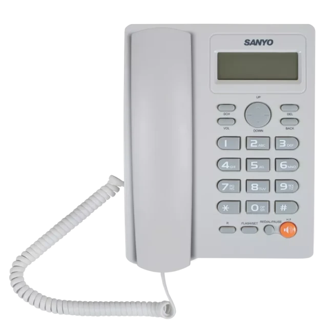 Проводной телефон Sanyo RA-S306W белый - фото