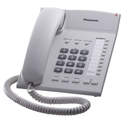 Телефон проводной Panasonic KX-TS2382RUW Белый  - фото