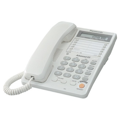 Телефон проводной Panasonic KX-TS2365RUW Белый  - фото