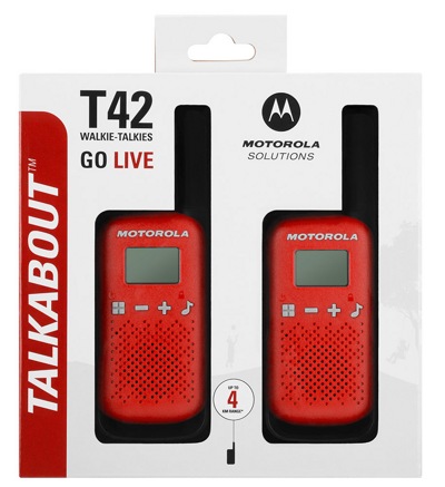 Рация Motorola TLKR-T42 красная - фото2